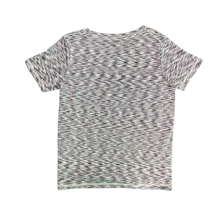 Rays Women's New Era Grey Space Dye Glitter Print T-Shirt