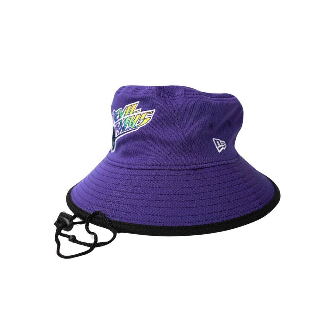 Rays New Era Purple Devil Rays Bucket Hat