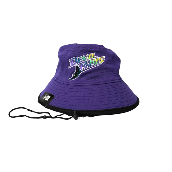 Rays New Era Purple Devil Rays Bucket Hat