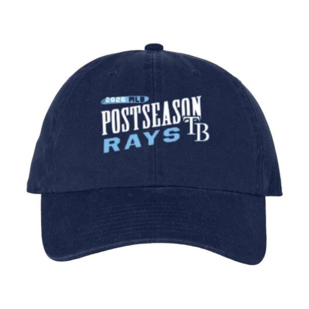 Rays Navy 47 Brand 2026 Postseason Clean Up Adjustable Hat