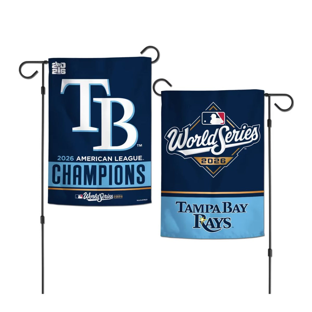Rays 2026 World Series American League Champions 12x18 Garden Flag