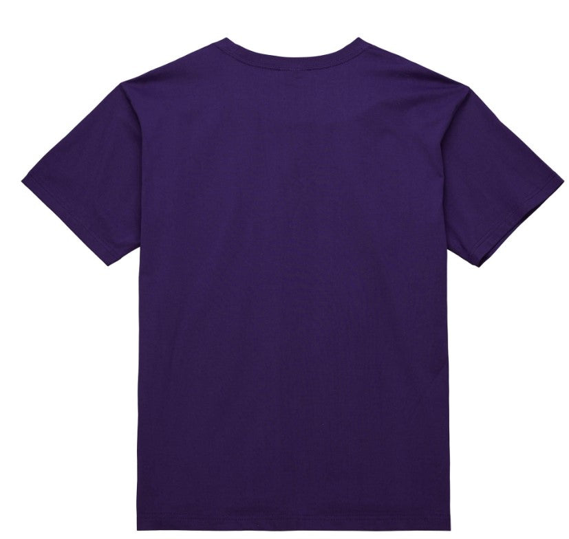 Rays Men's Mitchell & Ness Purple Devil Rays Premium Pocket T
