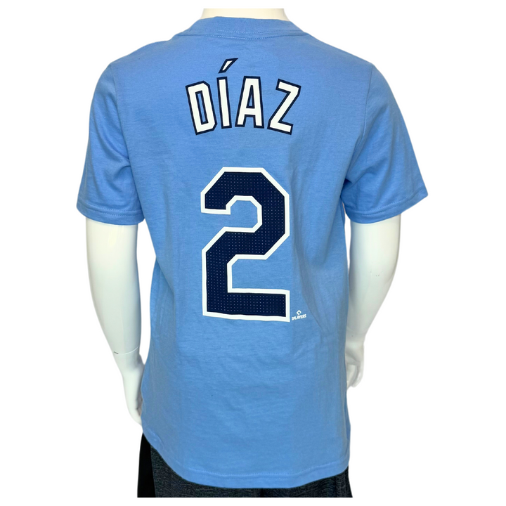 Rays Nike Youth Columbia Blue Fuse Yandy Diaz Tee