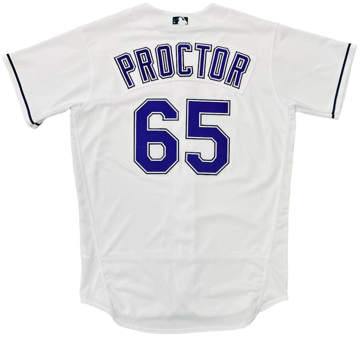 Rays Ford Proctor Team Issued Authentic Devil Rays Jersey