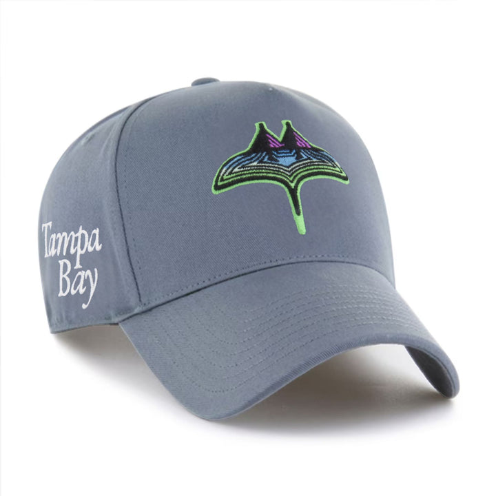 Rays '47 Brand Blue Grey City Connect Skyray Foundation Offside Snapback Hat