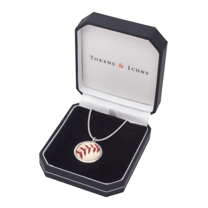 Rays Game Used Baseball Pendant Necklace