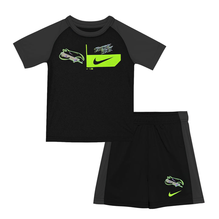 Rays Nike Toddler Black City Connect Skateray 2 Piece Set