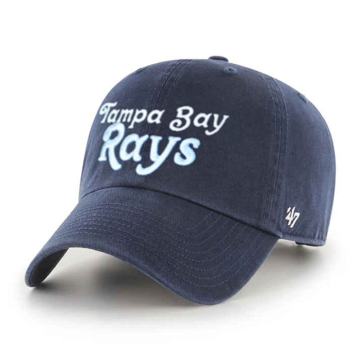 Rays Women's '47 Brand Navy Script Pensacola Clean Up Adjustable Hat