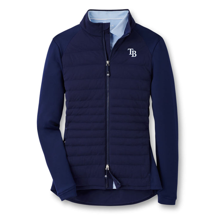 Rays Women's Peter Millar Navy Hybrid Jacket