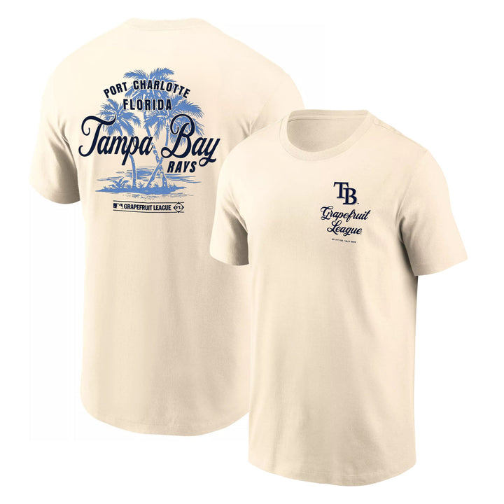 Rays Sportiqe Tan Grapefruit League Spring Training Palm Tree T-Shirt