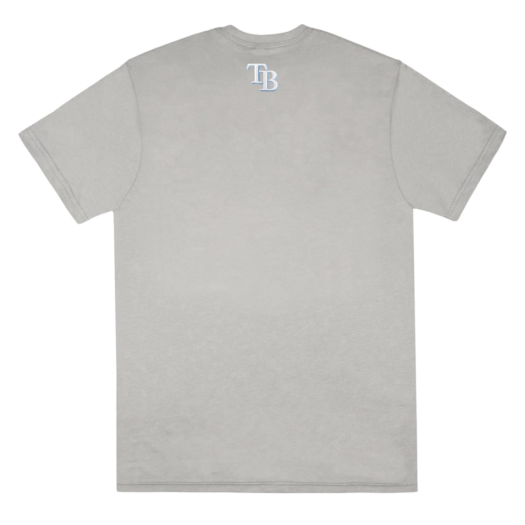 Rays Men's Grey BASEBALLISM Anthem Cap Tee