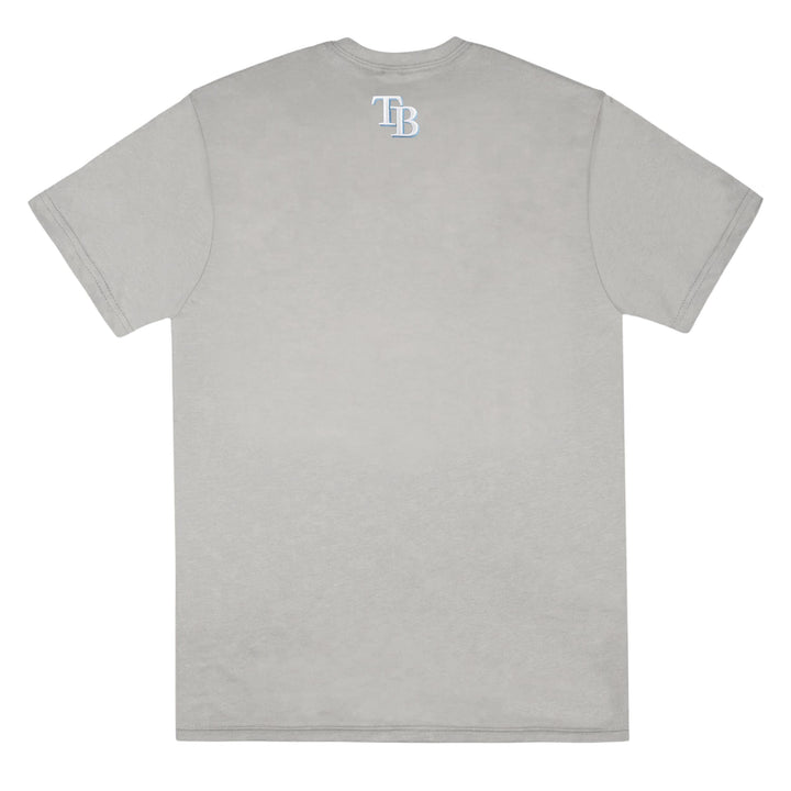 Rays Men's Grey BASEBALLISM Anthem Cap Tee