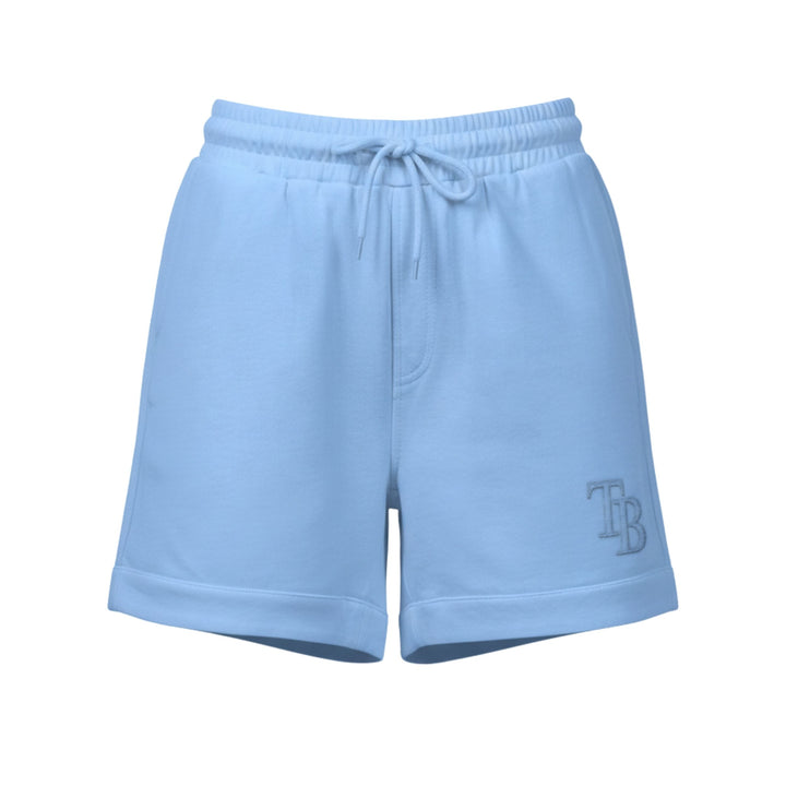 Rays Women's Margaritaville Blue Embroidered Shorts