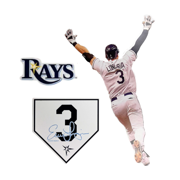 Rays Evan Longoria 3-Pack Decals