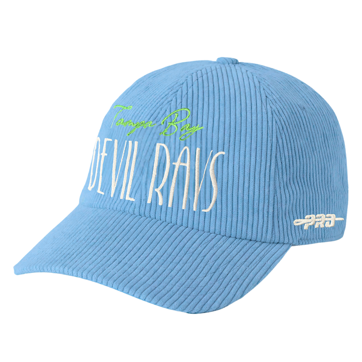 Rays Pro Standard Blue Corduroy Devil Rays Strapback Hat