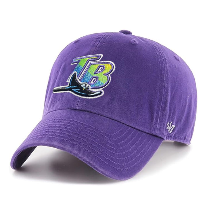 Rays '47 Brand Purple Devil Rays Coop Clean Up Adjustable Hat