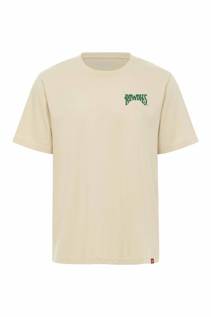 Rowdies Sportiqe Tan Palm Trees Tee