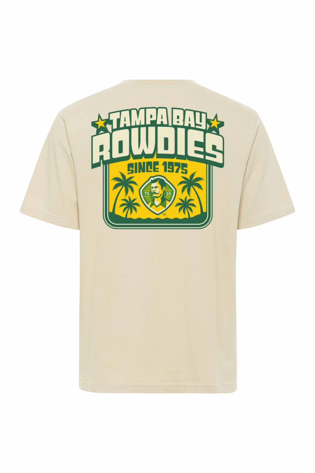 Rowdies Sportiqe Tan Palm Trees Tee