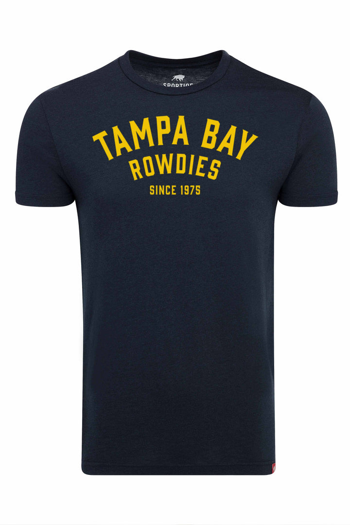 Rowdies Sportiqe Navy Crest Tee