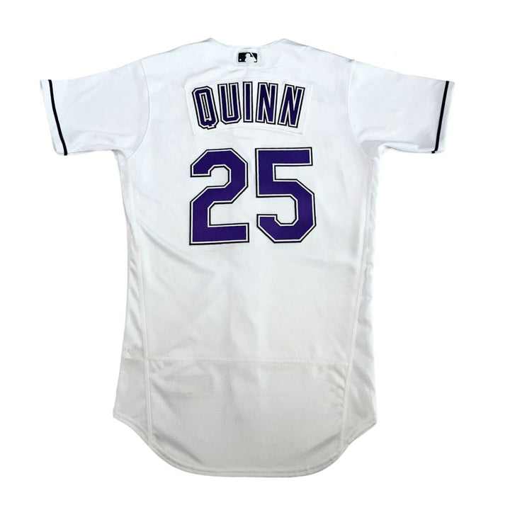 Rays Roman Quinn Team Issued Authentic Devil Rays Jersey