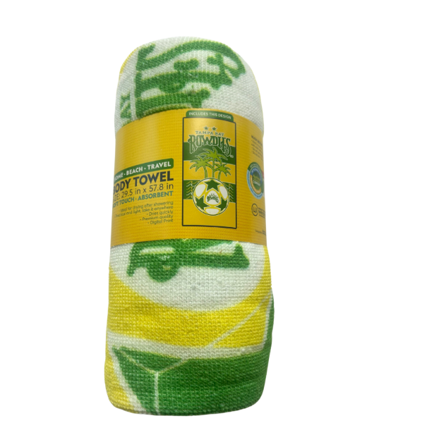 Rowdies Palm Trees Beach Towel