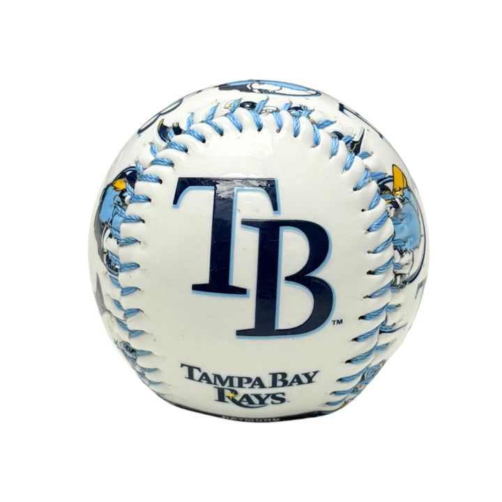 Rays Rawlings White Raymond TB Rally Up Baseball