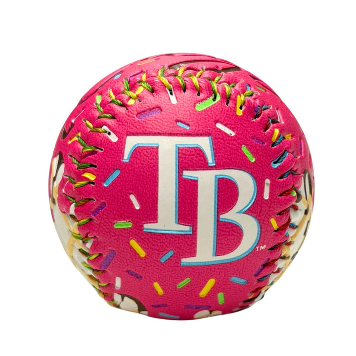 Rays Rawlings White Pink TB Ice Cream Sundae Baseball