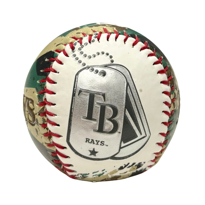 Rays Rawlings Camo TB Wordmark Tactical Baseball