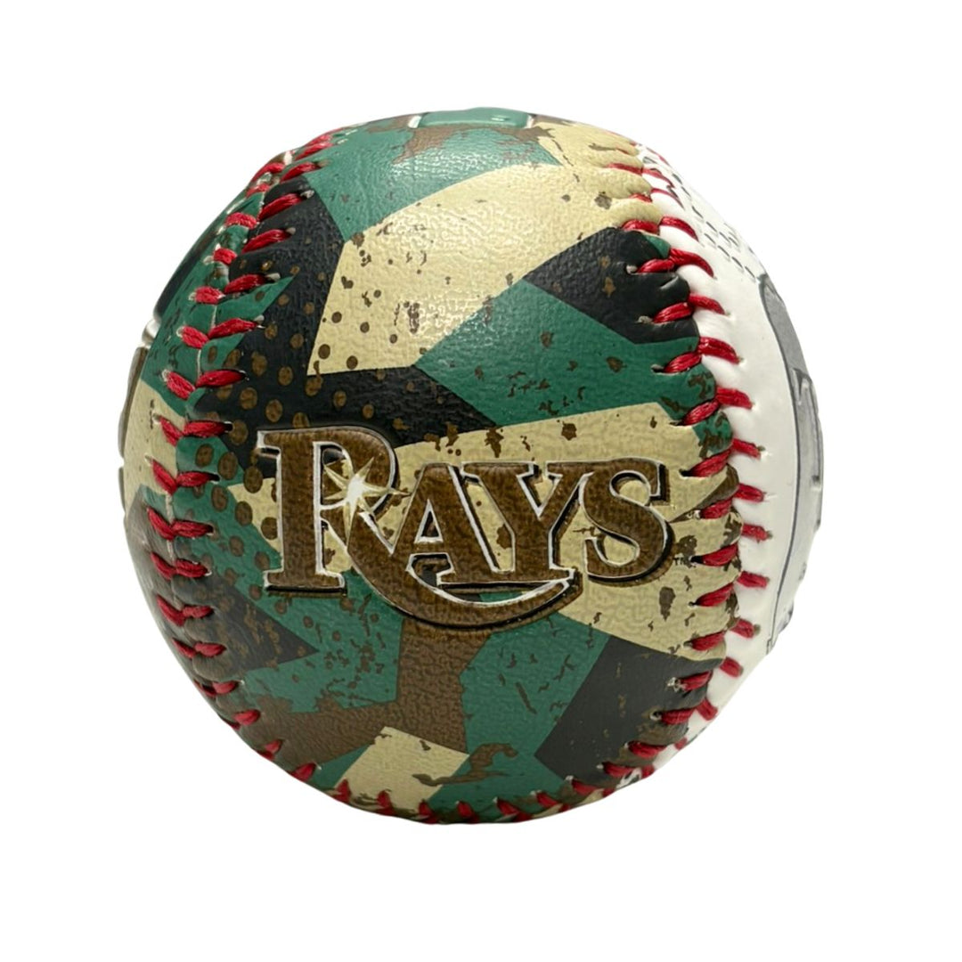 Rays Rawlings Camo TB Wordmark Tactical Baseball