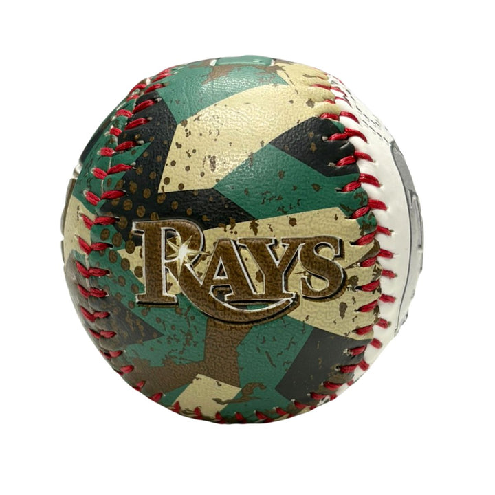 Rays Rawlings Camo TB Wordmark Tactical Baseball