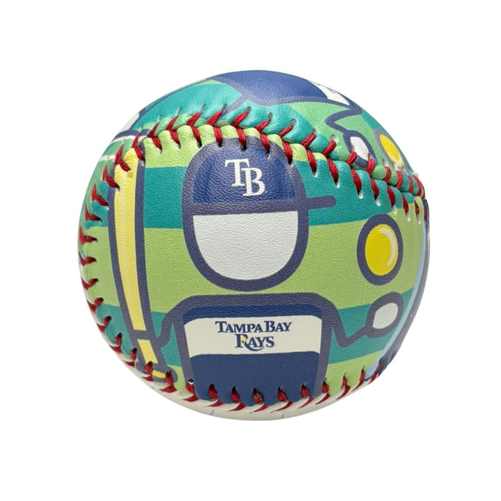 Rays Rawlings Green Blue "My First Rays Game" Baseball