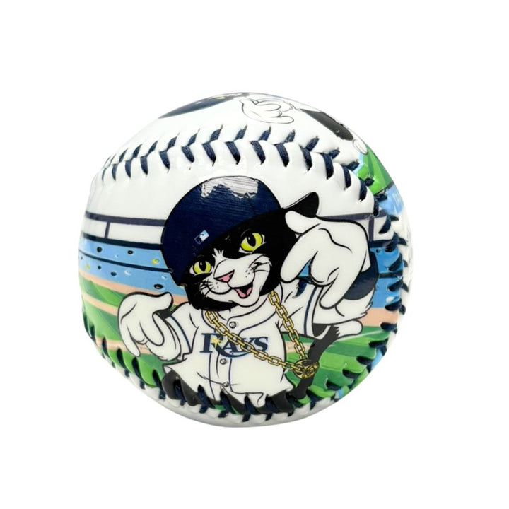 Rays Rawlings White DJ Kitty and Raymond Field Baseball