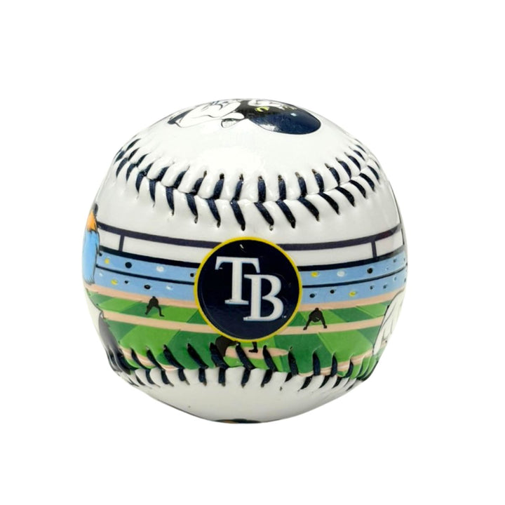 Rays Rawlings White DJ Kitty and Raymond Field Baseball