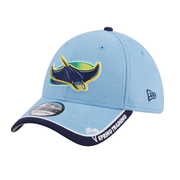 Rays New Era Columbia Blue Spring Training Alt 39Thirty Flex Fit Hat