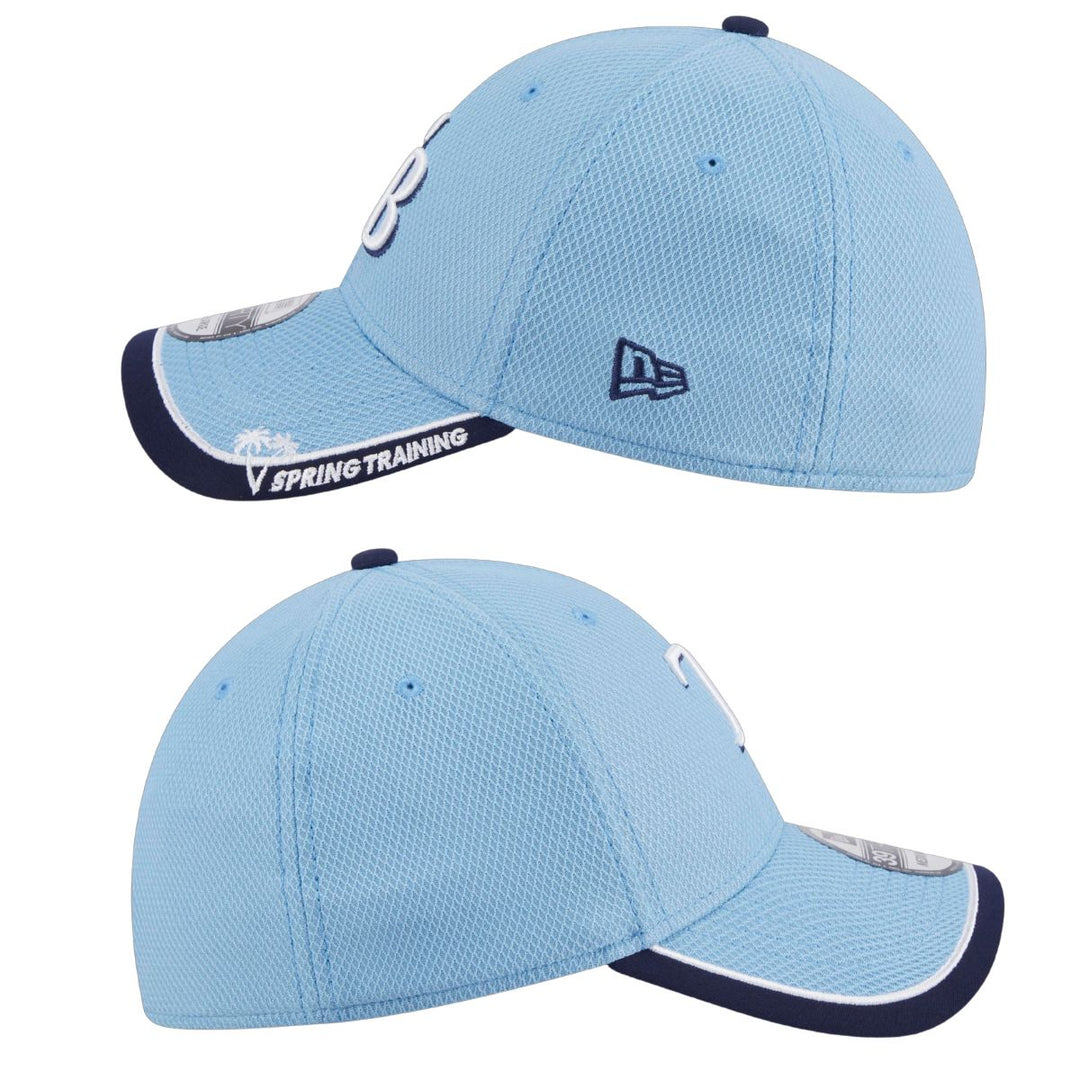 Rays New Era Columbia Blue Spring Training TB 39Thirty Flex Fit Hat