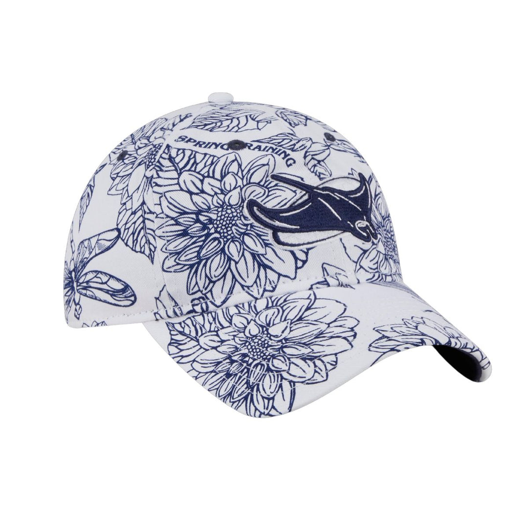 Rays Women's New Era White Spring Training Alt Floral Florida 9Twenty Adjustable Hat