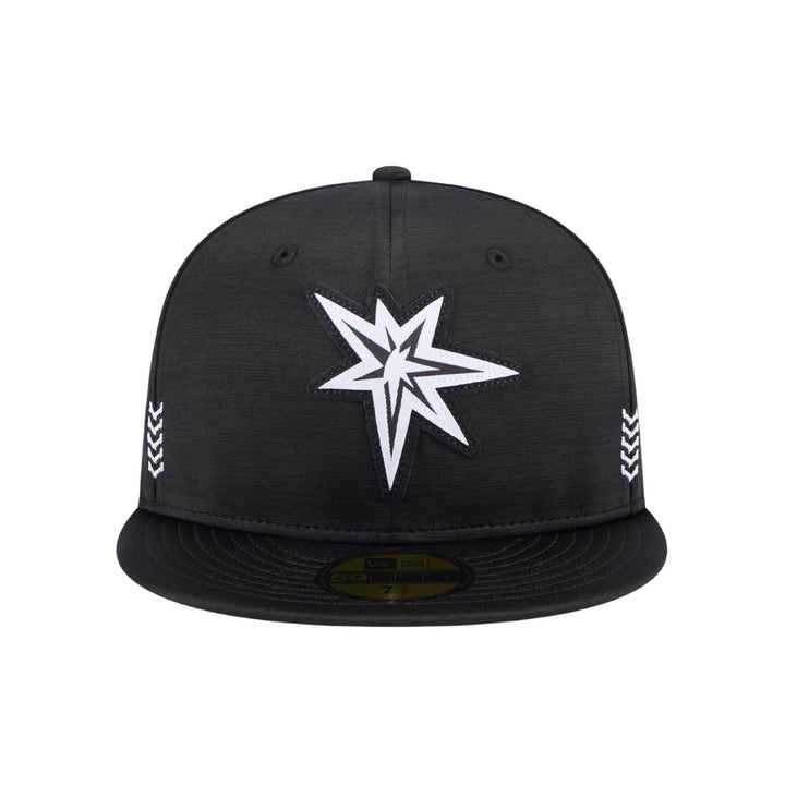 Rays New Era Black Burst 2024 Clubhouse 59Fifty Fitted Hat