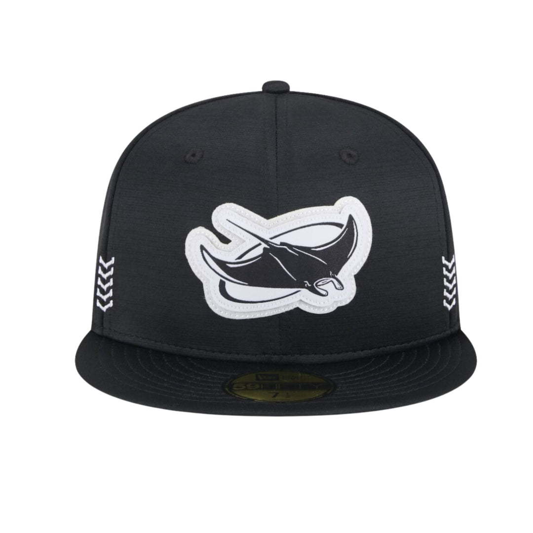 Rays New Era Black Alt 2024 Clubhouse 59Fifty Fitted Hat