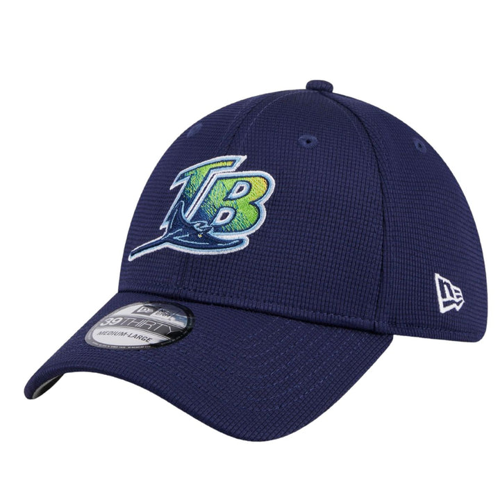 Rays New Era Navy Batting Practice 39Thirty Flex Fit Hat