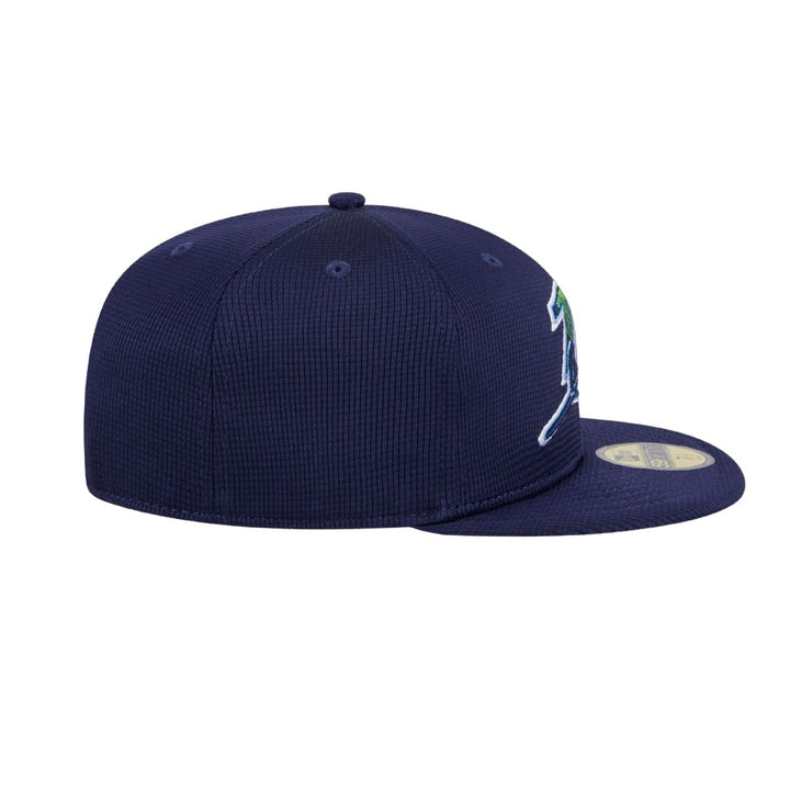 Rays New Era Navy 2024 Batting Practice On-Field 59Fifty Fitted Hat