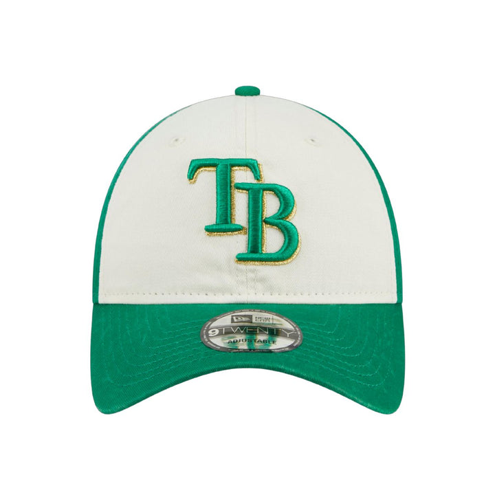 Rays New Era Green White 2024 St Patricks Day 9Twenty Adjustable Hat