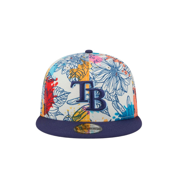 Rays Youth New Era Floral TB Spring Training 9Fifty Snapback Hat