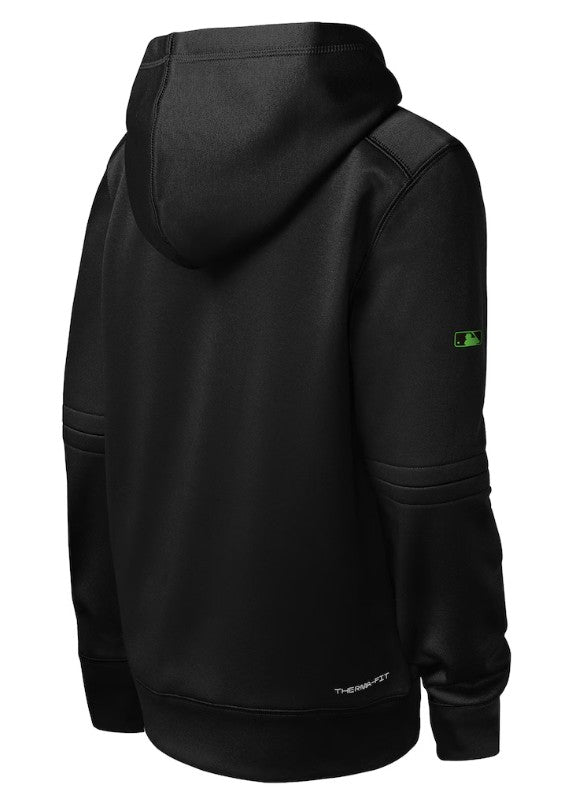 Rays Youth Nike Black City Connect Tampa Bay Authentic Collection Therma Hoodie