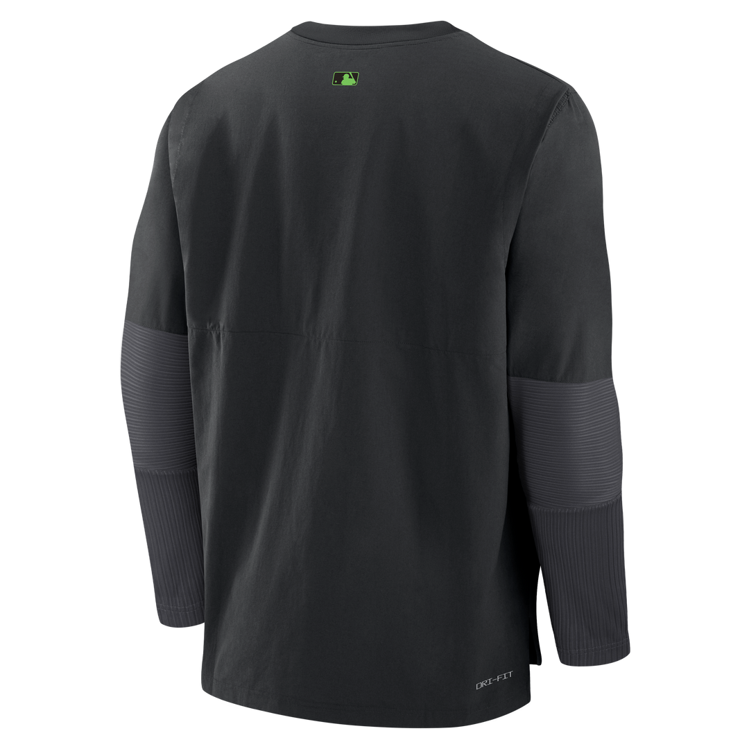 Rays Men's Nike Black Authentic City Connect Collection Player Pullover Sweatshirt