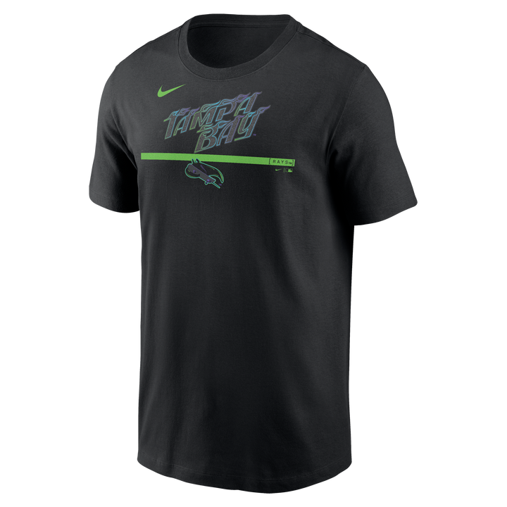 Rays Men's Nike Black Tampa Bay Skateboard City Connect T-Shirt