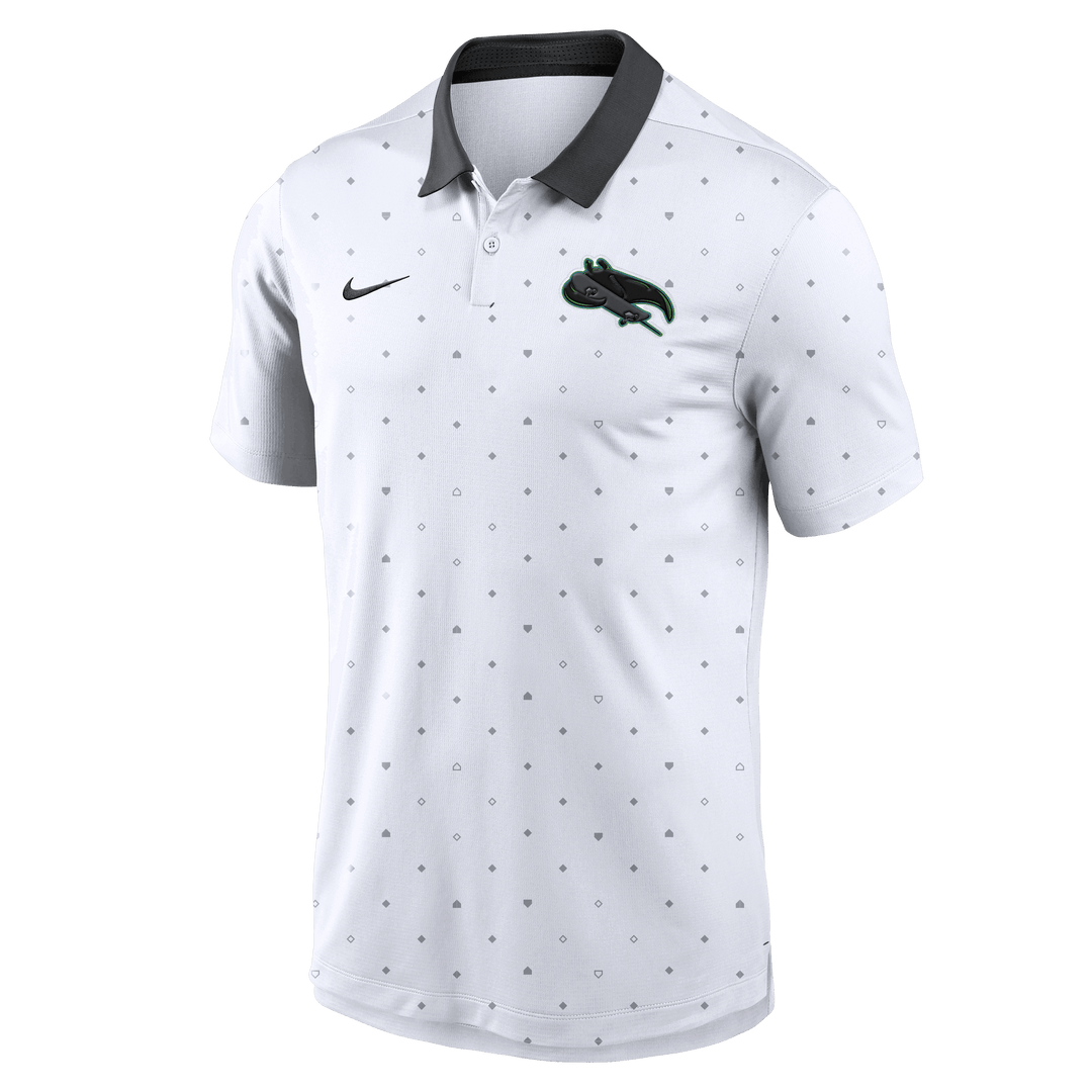 Rays Men's Nike White & Black City Connect Collection Polo Shirt