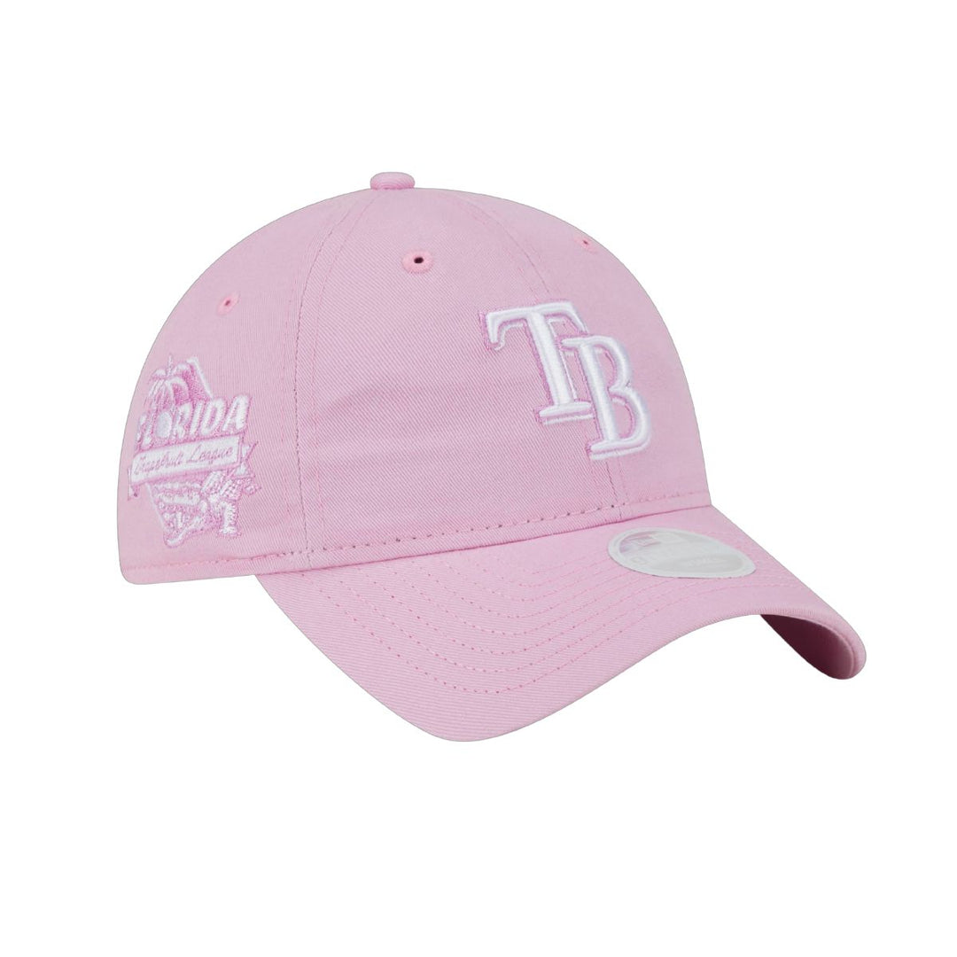 Rays Youth New Era Pink Spring Training TB Florida 9Twenty Adjustable Hat