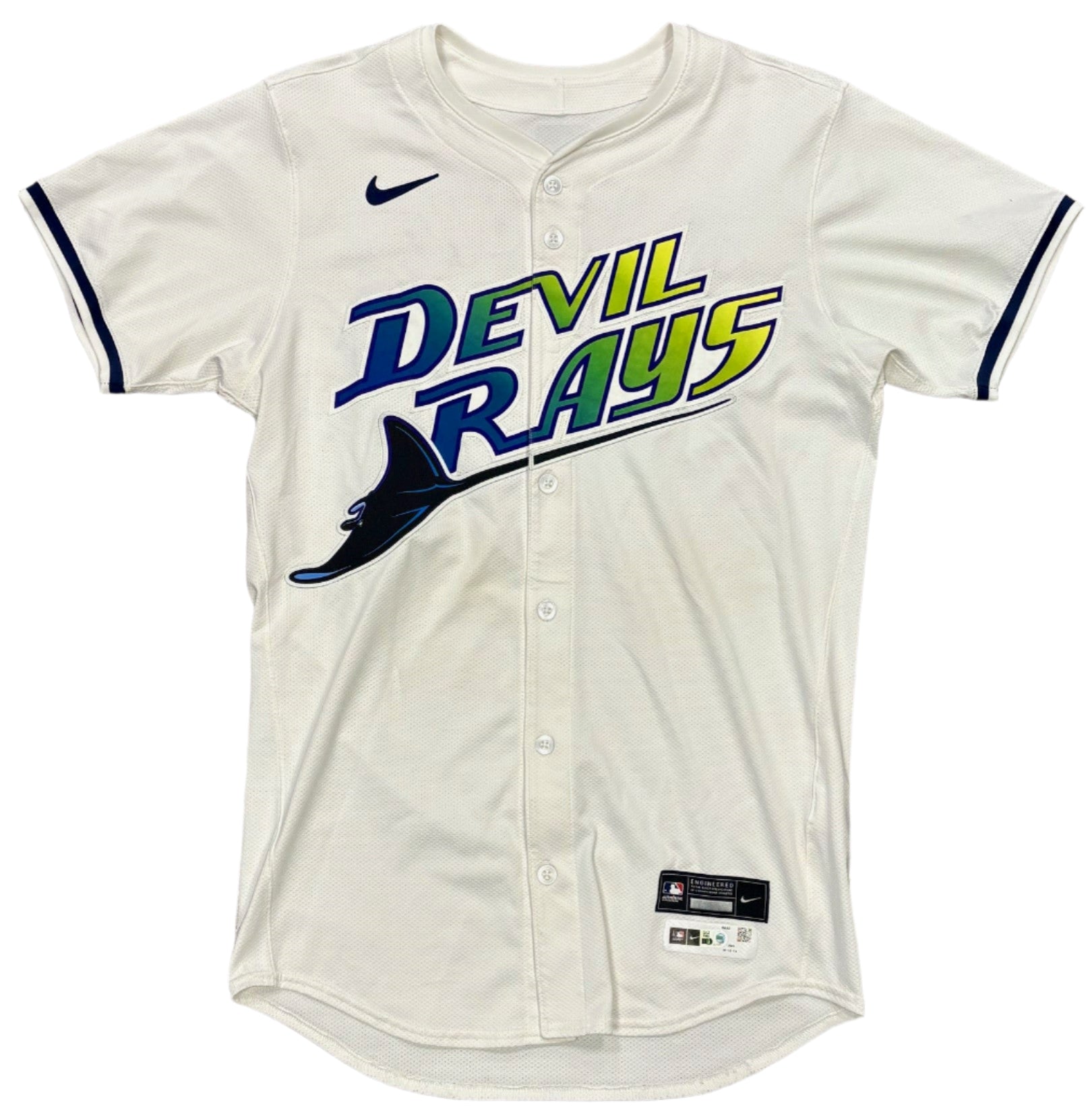 MLB  レイズ（LAW）♯11  実使用？ジャージ MLB レイズ（LAW）♯11 実使用？ジャージ - メルカリ