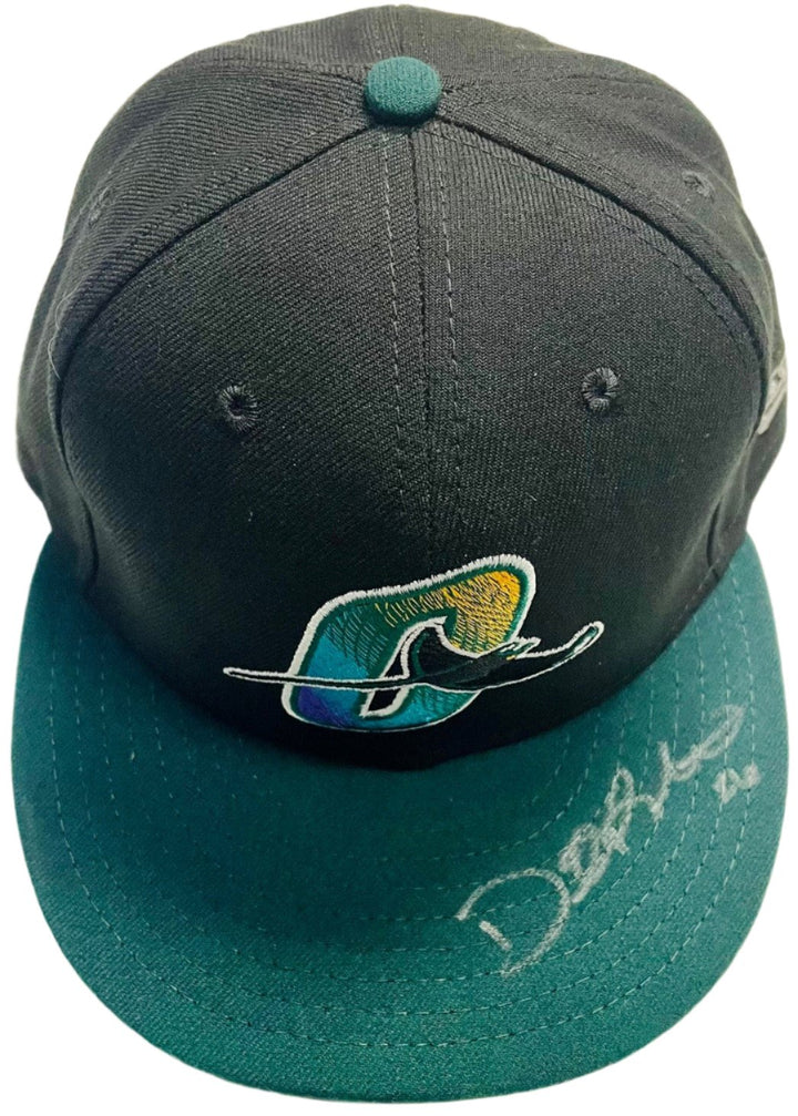 Rays Daniel Robertson Game Used Authentic Autographed Orlando Rays Spring Training Hat