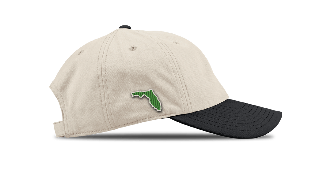 Rowdies Branded Bills Cream FL Side Snapback Hat
